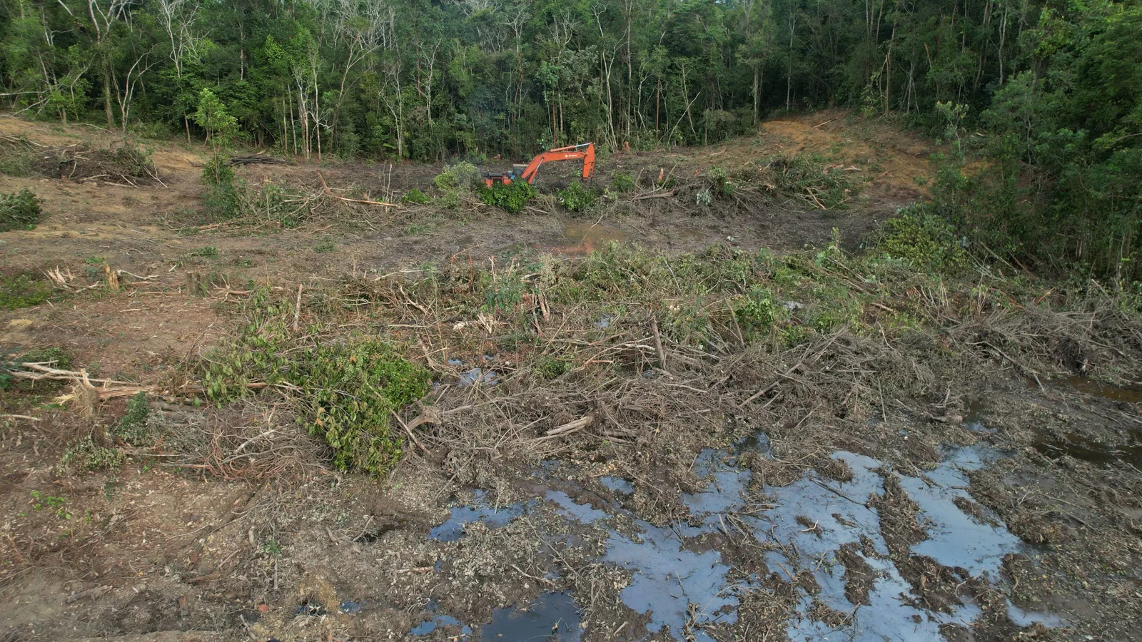 Pemandangan tapak Sungai Ikan